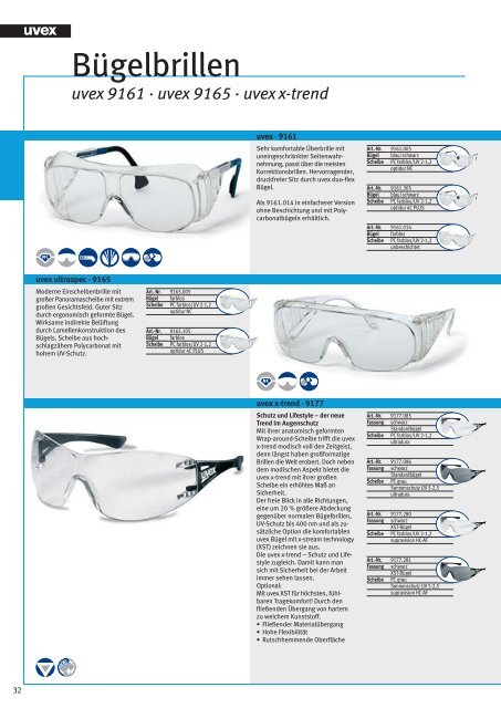 Schutzbrillen - UVEX SAFETY