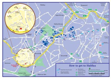Halifax location and parking map - Gate