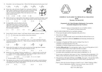 UKMT UKMT UKMT - United Kingdom Mathematics Trust ...