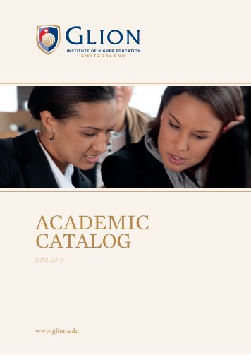 ACADEMIC CATALOG - Les Roches International School of Hotel ...