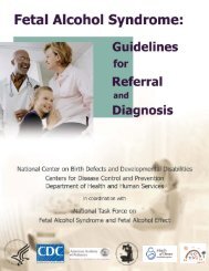 Fetal Alcohol Syndrome: Guidelines for Referral and Diagnosis [PDF