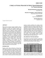 A Study on Friction Materials for Brake Squeal