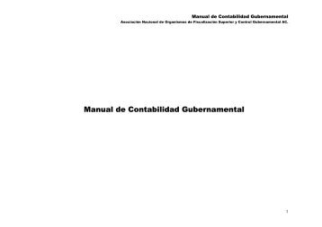 Manual de Contabilidad Gubernamental - Indetec