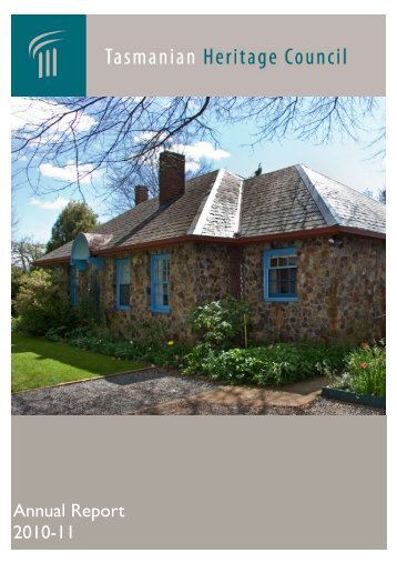 Tasmanian Heritage Council Annual Report 2010-11