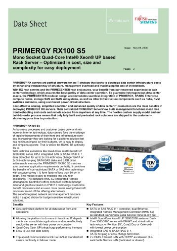 PRIMERGY RX100 S5