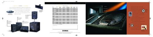 Specification Sheet - All Pro Sound