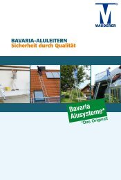 Die BAVARIA-leiter fürs leben - bei der Mauderer Alutechnik GmbH