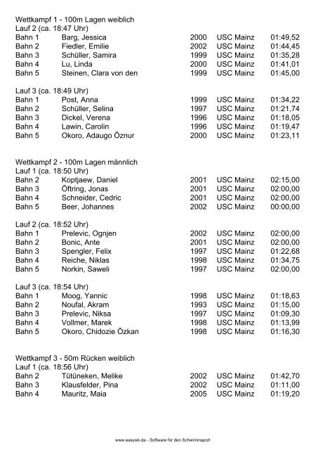 M - USC Mainz