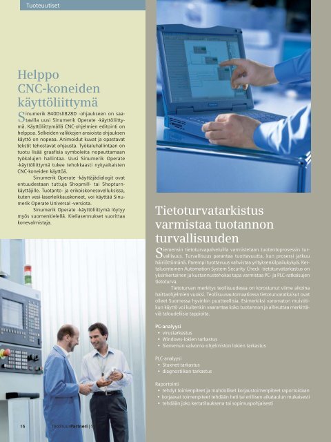 TeollisuusPartneri 2/2011 - Siemens
