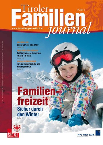 Journal 2/11 - Tirol - Familienpass