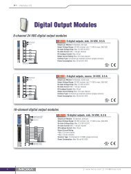 8-channel 24 VDC digital output modules