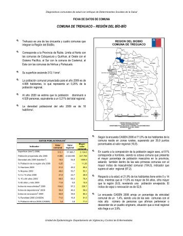 Comuna de Trehuaco - SEREMI de Salud RegiÃ³n del BiobÃ­o.