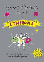 Young persons guide to lymphoma - Lymphoma Association