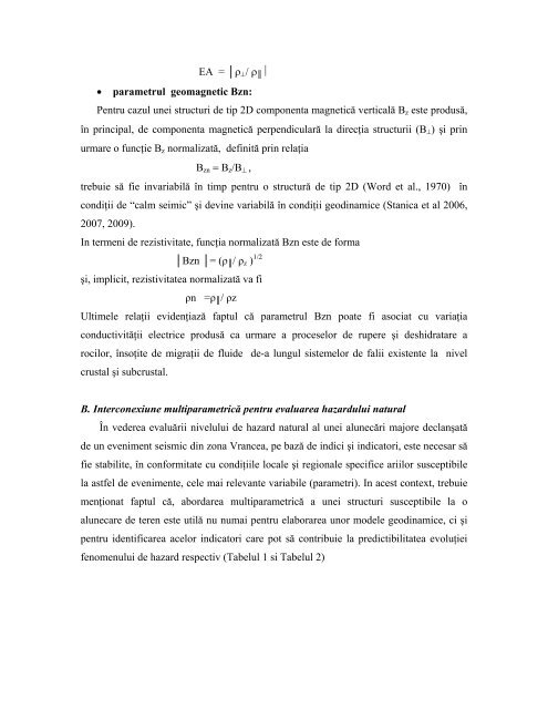 Studii privind interdependenÅ£a dintre parametrii electromagnetici Åi ...