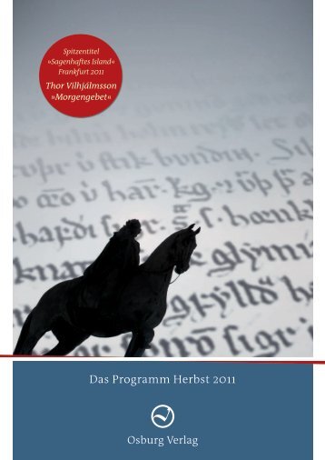 Osburg Verlag Programm Herbst 2011 - Schwindkommunikation