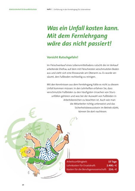 Lernheft E - Gefährdungsbeurteilung