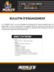 BULLETIN D'ENGAGEMENT - PREMIER-MOTOCROSS.Com
