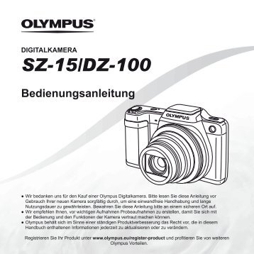 Bedienungsanleitung SZ-15/DZ-100 - Olympus