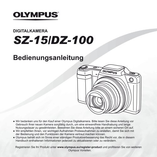 Bedienungsanleitung SZ-15/DZ-100 - Olympus