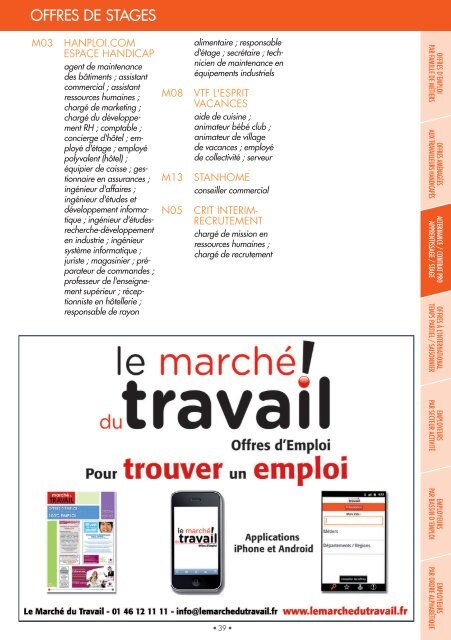 Guide du forum - Carrefour Emploi