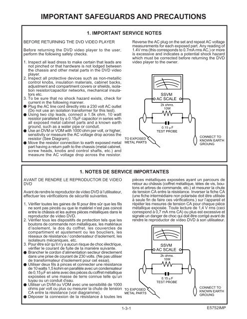 SERVICE MANUAL - Page de test