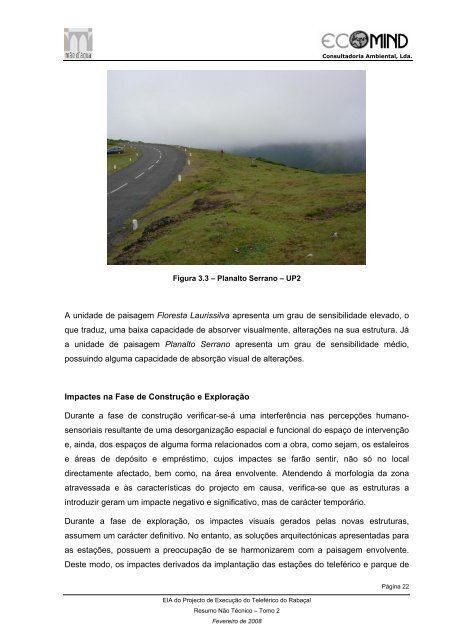 Estudo de Impacte Ambiental do Projecto de ... - DRAMB Madeira