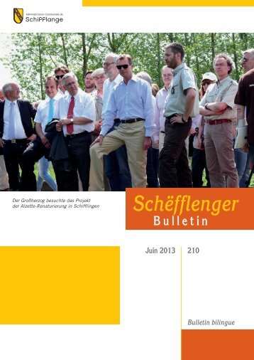 Bulletin 210 en PDF - Schifflange.lu