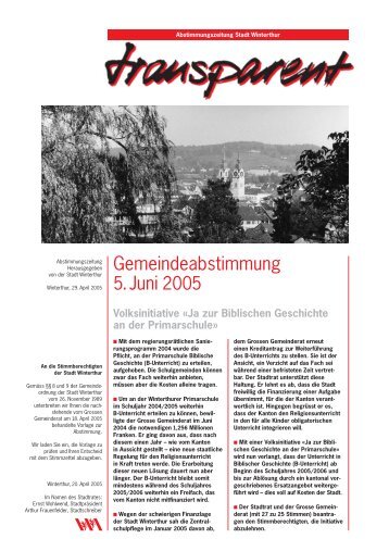 Abstimmungszeitung