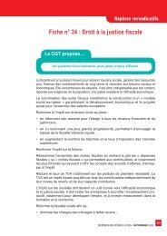 Fiche nÂ° 34 : Droit Ã  la justice fiscale - La cgt