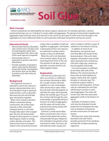 Soil Glue - NRCS Soils