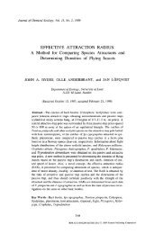 EFFECTIVE ATTRACTION RADIUS: A Method ... - Chemical Ecology