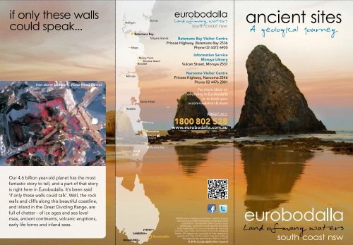 Ancient Geological Sites in Eurobodalla 3.1 MB PDF