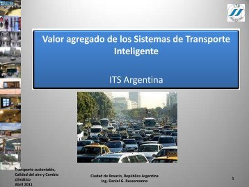 Sistemas Transporte Inteligentes de ITS Argentina - Clean Air Institute