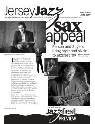 PREVIEW - New Jersey Jazz Society
