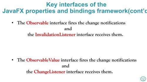 Properties and Binding