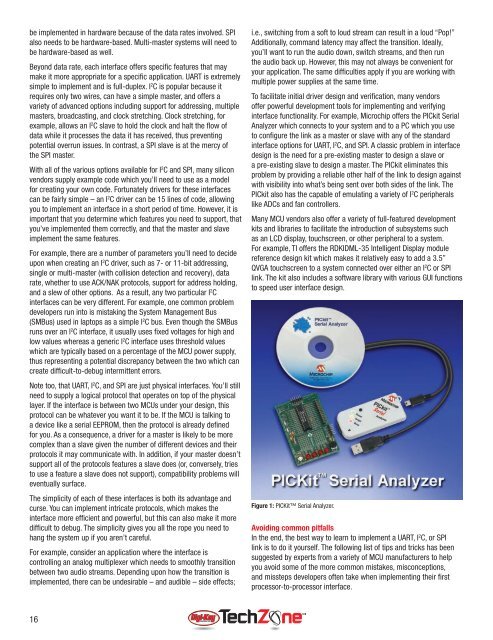 Microcontroller Solutions TechZone Magazine, April 2011 - Digikey