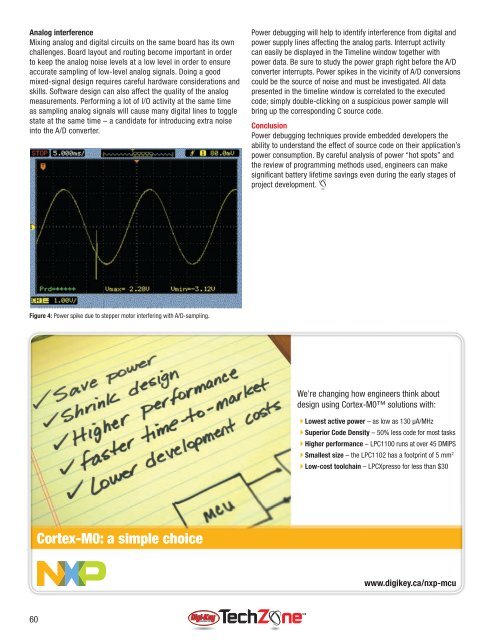 Microcontroller Solutions TechZone Magazine, April 2011 - Digikey