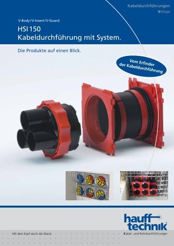 HSI 150 KabeldurchfÃ¼hrung mit System.