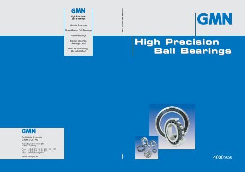 High Precision Ball Bearings - Kraftmek