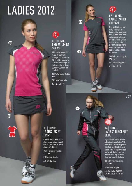 Donic Catalogue - Delux Sports International