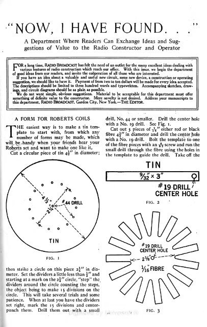 Radio Broadcast - 1925, February - 113 Pages ... - VacuumTubeEra