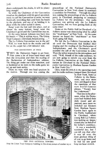 Radio Broadcast - 1925, February - 113 Pages ... - VacuumTubeEra