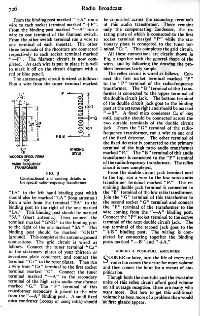 Radio Broadcast - 1925, February - 113 Pages ... - VacuumTubeEra