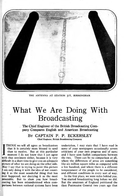 Radio Broadcast - 1925, February - 113 Pages ... - VacuumTubeEra