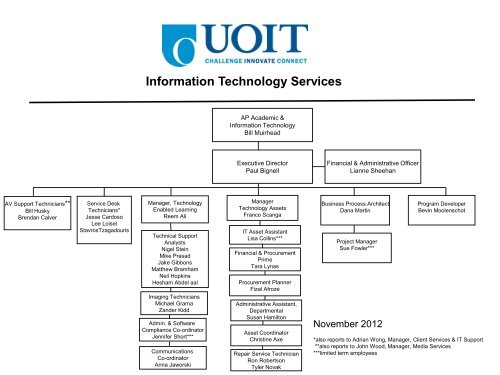 Ieso Organization Chart