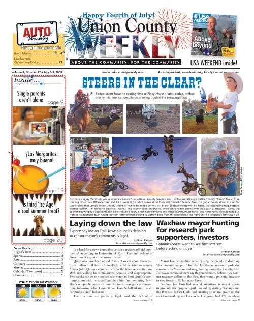 Oakboro Auto Group >> Union County Union County Carolina Weekly Newspapers Oakboro Auto Group >> Union County Union County Carolina Weekly Newspapers