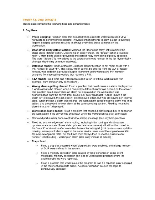 Topaz Application Note - Interlogix