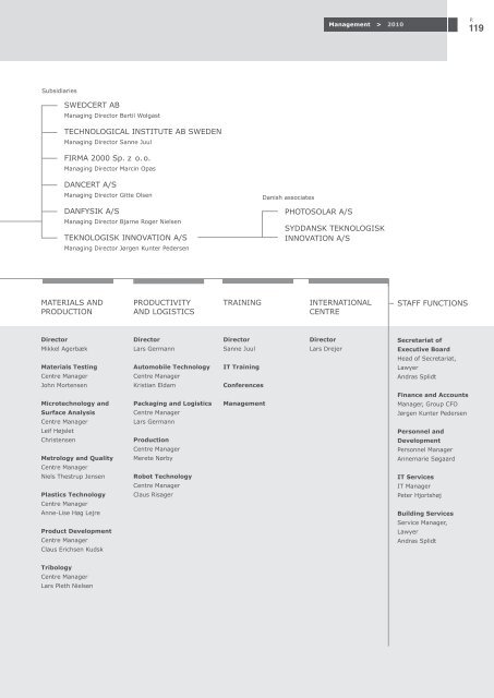 Annual Report 2010 (4.1 MB) - Danish Technological Institute