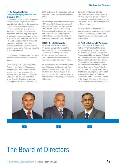 Annual Report 2010-2011 - Colombo Stock Exchange