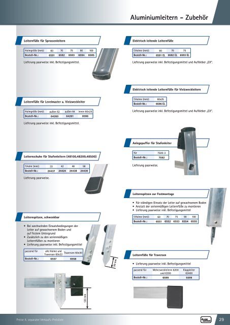 Aluminiumleitern - Iller-Leiter